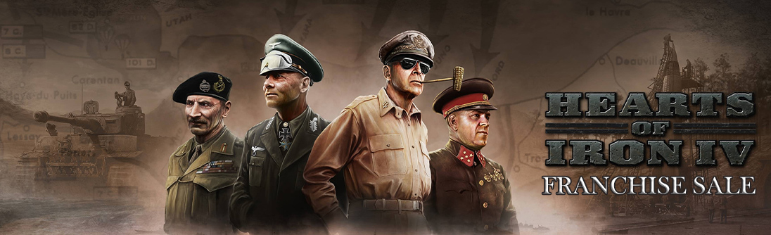 Hearts of Iron IV Franchise Sale, up to 56% OFF banner img